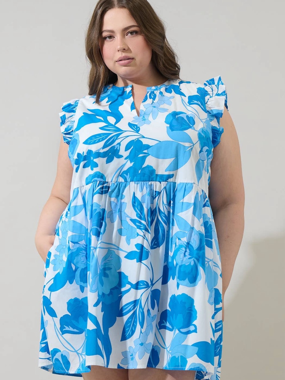 Kass Ruffle Mini Dress